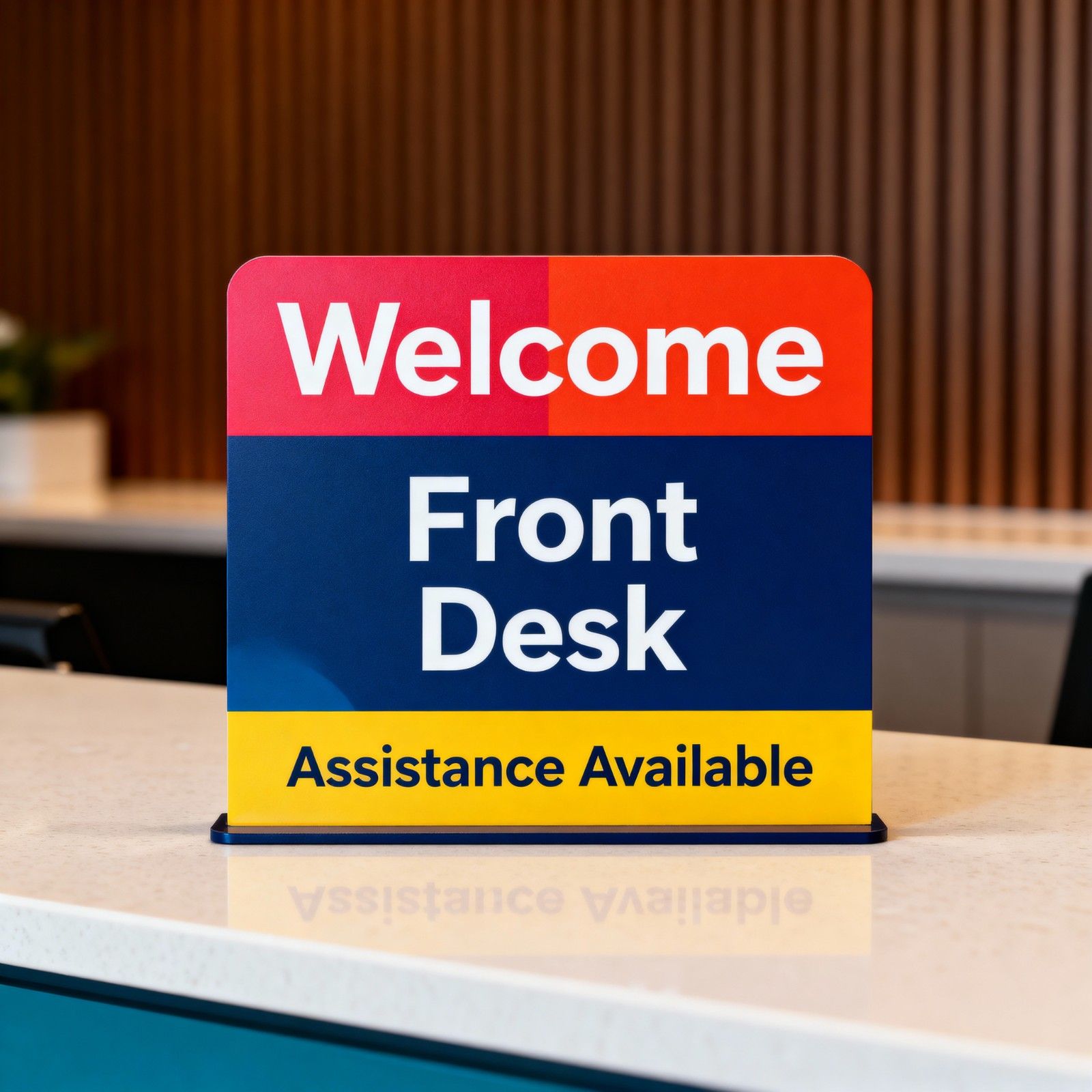 Reception Signage - Design 02